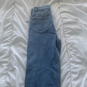 SHEIN BAGGY HIGH RISE JEANS - XS